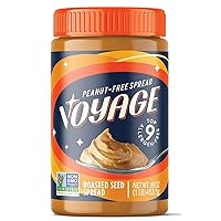 VOYAGE FOODS Peanut Free Spread | Enjoy the taste and consistency of Peanut Butter without any of the top 9 allergens | School Safe, Non-GMO, Gluten Free, Vegan | (16 oz. jars)) (Pack of 1)