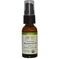 Aura Cacia Macadamia Oil Certified Organic 1 Oz