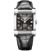 Baume Mercier Men's 10027 Hampton Mens Black Leather Strap Automatic Watch