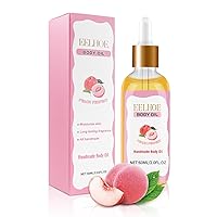 Peach Body Juice Oil, Fruit Skin Care Body Juice Oil Peach Perfect, Body Moisturizer, Dry Skin, Non-greasy, Suitable for All Skin Types 60ml