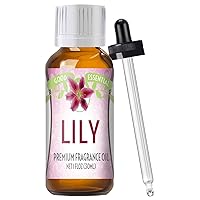 Good Essential – Professional Lily Fragrance Oil 30ml for Diffuser, Candles, Soaps, Lotions, Perfume 1 fl oz