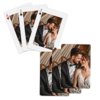 Custom Deck of Playing Cards with Photos with Box, Personalized Playing Cards with Names,Anniversaries, Custom Themed Playing Cards,Wedding/Boyfriend/Girlfriend Gift