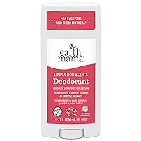Simply Non-Scents Deodorant | Fragrance-free + Safe for Sensitive Skin, Pregnancy and Breastfeeding, Contains Organic Calendula and Coconut Oil, Baking Soda and Aluminum Free, 2.65-Ounce