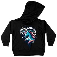 Cool Unicorn Toddler Hoodie - Best Presents for Unicorn Lovers - Best Present Ideas