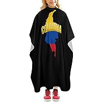 Colombia Flags Funny Barber Cape Professional Salon Hair Cutting Cape Hairdresser Apron for Men Women