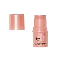 Monochromatic Multi Stick, Luxuriously Creamy & Blendable Color, For Eyes, Lips & Cheeks, Glistening Peach, 0.17 oz (5g)