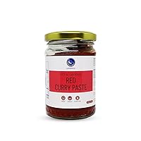 Thai Red Curry Paste 8 Oz | Vegan, Gluten Free & Nut Free | Authentic Eastern Blue Thai Curry Paste for Tasty Dishes and Curries | 227g