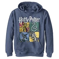 Harry Potter Kids Deathly Hallows All Houses Youth Pullover Hoodie