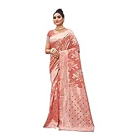 Casual Formal wear Cotton Saree Blouse Indian Office wear sari 7387