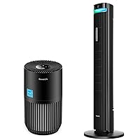 GoveeLife Smart Mini Air Purifier for Bedroom Bundle with 42'' Tower Fan for Bedroom