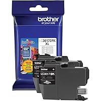 Brother Printer LC30172PK High Yield XL Black Ink Cartridge-2 Pack