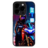 Motorcycle Print iPhone 14 Pro Max Case - Motorcycle Phone Cases - Motorcycle Lovers Presents Multicolor