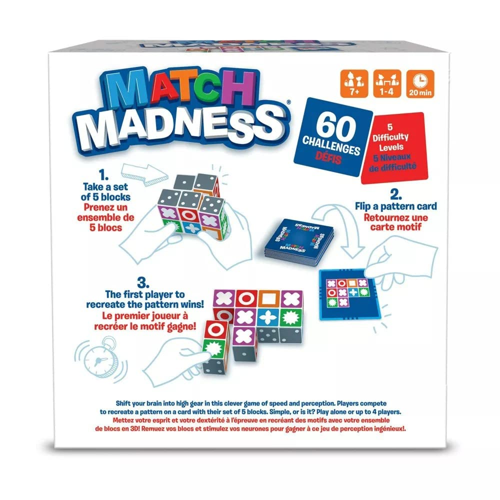 Foxmind, Match Madness Board Game, Family Game