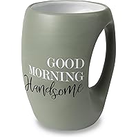 Pavilion Gift Company Good Morning Gorgeous 16 oz Mug, 1 Count (Pack of 1), Green