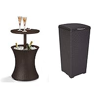 Keter Pacific Cool Bar + Pacific Trashcan