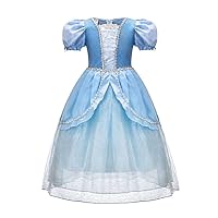 new Halloween Cinderella costumes,girls' mesh lace bow puffy princess dresses.
