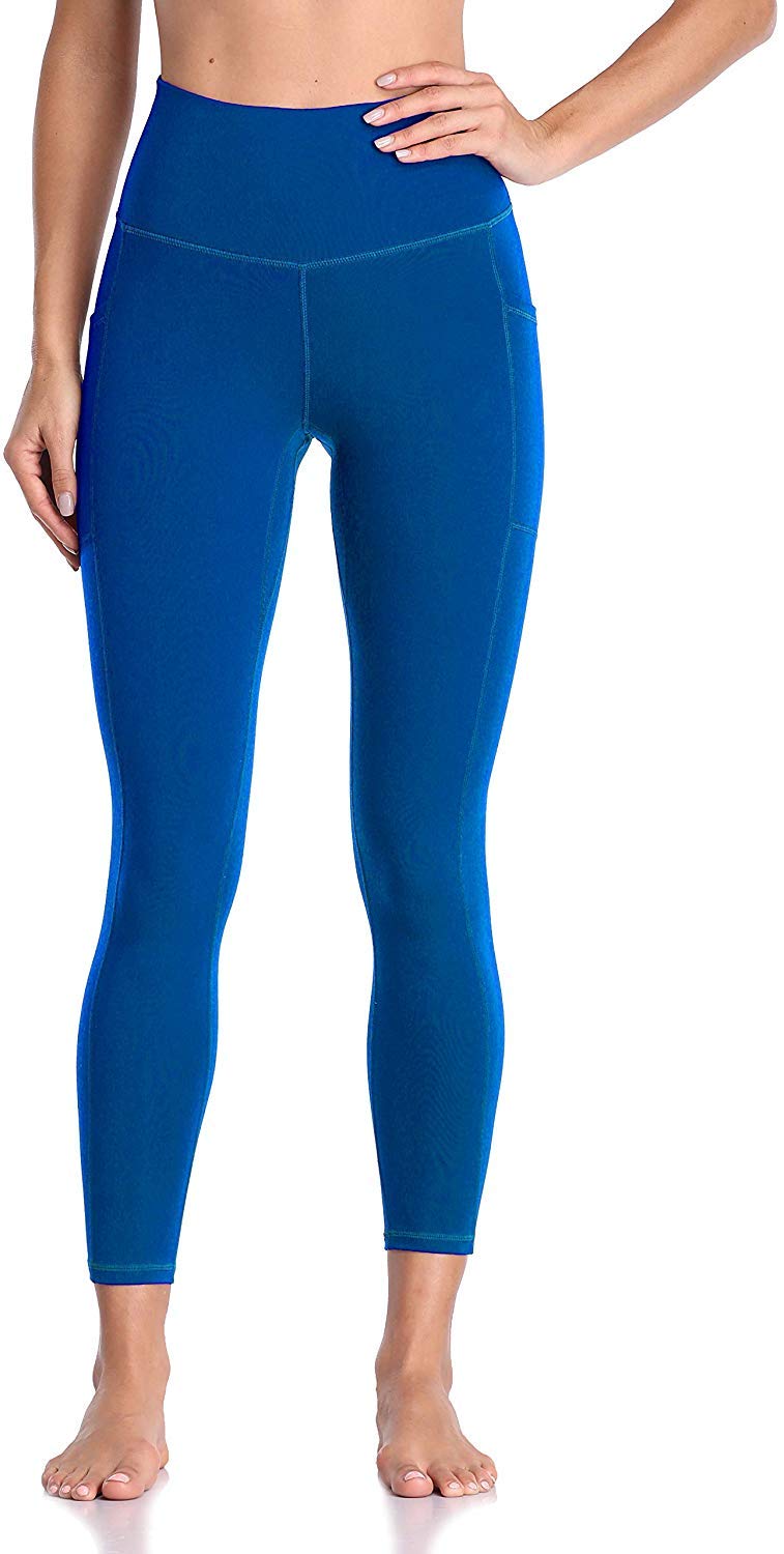 Colorfulkoala Women's High Waisted Yoga Pants 7/8 Length Leggings with Pockets