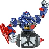 360-Degree Rotating Battle Robot Remote Control Fight Robot,Shields and Fist Weapons, Birthday Gifts, Graduation Gifts, School Gifts for Boys Over 6 Years Old (Blue)