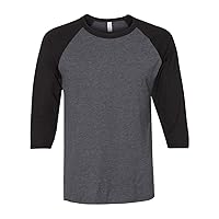 Jerzees Adult 5.2 oz, Premium Blend Ring-Spun Raglan Baseball T-Shirt