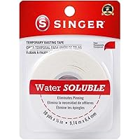 Singer Temporary Basting Tape - Water Soluble - 10 yds