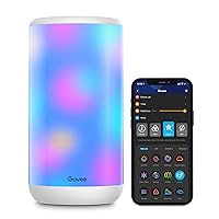 Govee RGBIC Table Lamp, Smart Lamp Work with Alexa, LED Lamp with Music Sync and 43 Scene Modes, Color Changing Lamp for Bedroom Decor, Dimmable Night Light (Corded Electric)