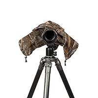 LensCoat Camouflage Camera Lens Rain Water Cover Sleeve Protection Raincoat 2 Standard, Realtree Max5 (lcrc2sm5)