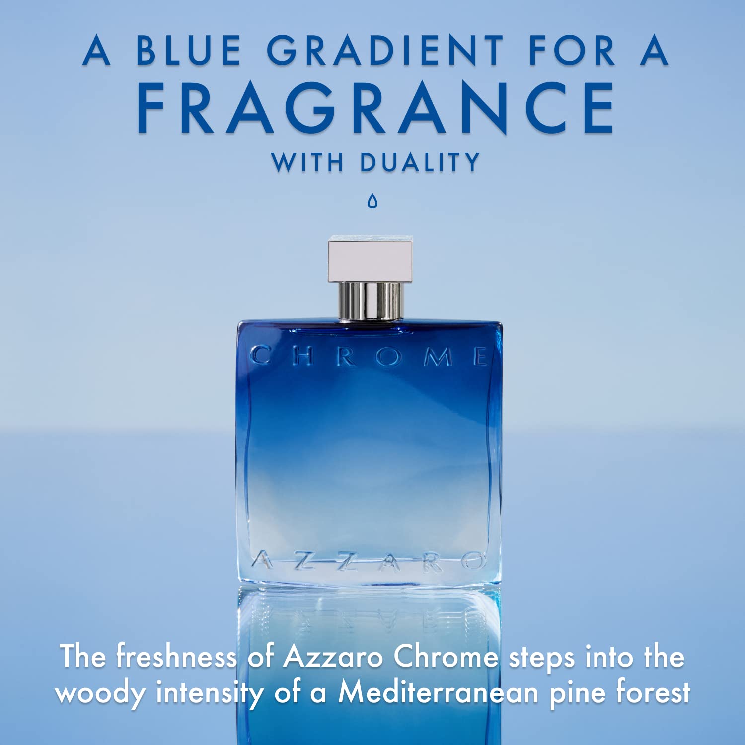 Azzaro Chrome Eau de Parfum - Fresh & Intense Mens Cologne - Fougère, Aromatic & Woody Summer Fragrance - Lasting Wear - Luxury Perfumes for Men