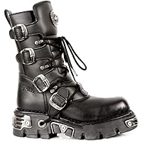 New Rock Newrock NR M.373 S7 Black Vegan Boots - Unisex