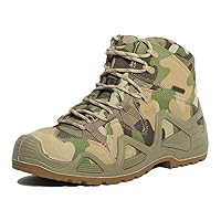 Men Tactical Boots, Outdoor Hiking Sport Shoes, Non-Slip Low High-Top Boots, Desert Military Training Army Shoes