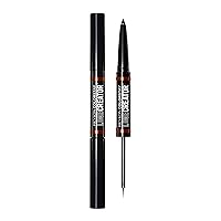Liquid Eyeliner & Smoky Kohl Pencil, ColorStay Line Creator Eye Makeup, Waterproof & Transferproof, 152 Leathercraft, 0.004 oz