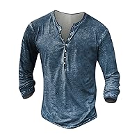DuDubaby Happy Birthday Shirt for Men Graphic and Embroidered Fashion Shirt Summer Long Sleeve Printed Tops