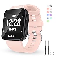 BaayCerrie for Garmin Forerunner 35 Watch Band Replacement, Soft Silicone Strap Wristband Compatible with Forerunner 35 Smartwatch