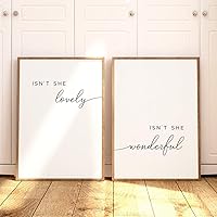 Isn't She Lovely Song Lyrics Posters Print Poster Wall Art Canvas Artwork Wall Decor Prints Painting Art Prints Picture Home Minimalist Baby Room Decoration No Frame