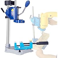 Drill Press Stand, Drill Press Stand with Vise for Hand Drill, Benchtop Bench Drill Presses Table Standing with Cast Iron Base, Gifts for DIY Lovers