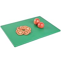 Restaurantware - RW Base 20 x 15 Inch Cutting Boards, 10 Color Coded Chopping Boards - No Scratch, Dishwashable, Green Plastic Cutting Board Mats, No Odor, Durable, No Slip, For Fruits And Vegetables