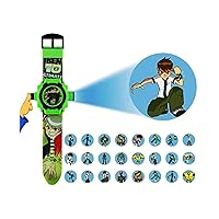 Ben 10-24 Images Projector Watch Digital Wrist Watch For Boys And Girls Gift X-Mas Gift