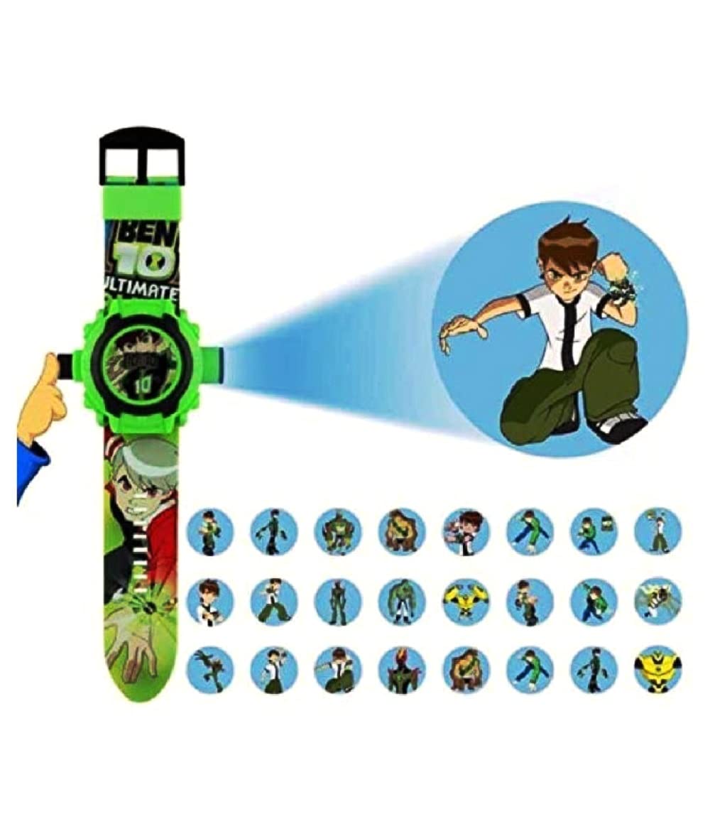 BEN 10-24 Images Projector Watch Digital Wrist Watch for Boys and Girls Gift X-mas Gift