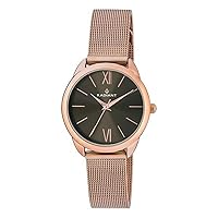 new Peach Womens Analog Quartz Watch with Stainless Steel Gold Plated Bracelet RA419601E