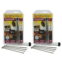 6-Inch Potato Baking Nails Food-Grade Stainless Steel, 2 Sets of 4