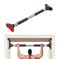 LADER Pull Up Bar for Doorway, Chin Up Bar Upper Body Workout No Screw Installation for Home Gym Exercise Fitness with Level Meter and Adjustable Width