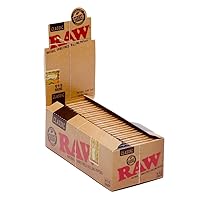 Raw Classic 1 1/2 Size Rolling Paper, 33 Count (Pack of 25)