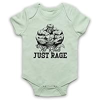 Unisex-Babys' No Roids Just Rage Bodybuilding Culture Slogan Baby Grow