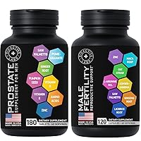 Fertility Supplements and Prostate Health Supplements Mens Health Bundle