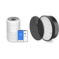 LEVOIT Air Purifiers for Home Bedroom, Smart WiFi, Auto Mode, Covers Up to 1095 Ft² ft & LV-H132 Air Purifier Replacement Filter, 3-in-1 Nylon Pre-Filter, HEPA Filter, High-Efficiency