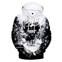 Tokyo Ghoul 3D Funny and Cool Women/men Hoodie Sweatshirt Hip Hop Sportswear Unisex Size Hoodies 4XL