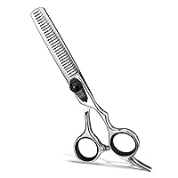 Hair Scissors Professional / thinning shears for hair cutting scissors / 6.5 Inch Razor Edge Barber Scissors For Hair With Fine Adjustment Tension Screw / Salon And Home Use For Women Men Kids