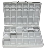 BOXALL48 48 Lids Empty Enclosure SMD SMT Organizer Size 6 inch 9 Inch Surface Mount