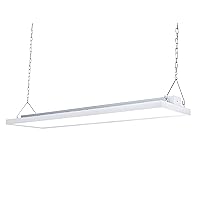 Parmida 4FT LED Linear High Bay Shop Light, 225W, 130LM/W, 0-10V Dimmable, Commercial Industrial Warehouse Area Lighting, 5000K, Hanging Chain Included, UL-Listed & DLC 4.2 Qualified