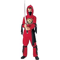Rubie's Halloween Concepts Child's Red Ninja Costume, Small