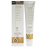 One n Only Argan Oil Permanent Color Cream - 4NN Rich Natural Medium Brown Hair Color Unisex 3 oz